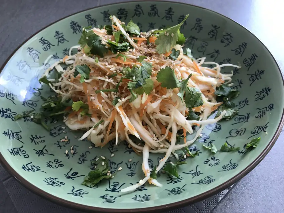 schneller asiatischer salat
