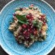 orientalischer Couscous-Salat mit Granatapfel und Minze